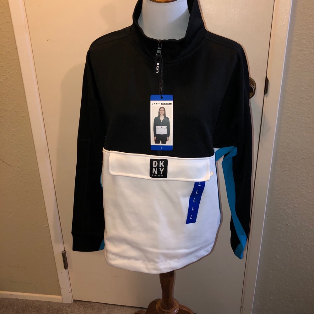 NWT DKNY sport half zip